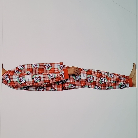 MEN'S MICKEY MOUSE MATCHING PAJAMAS SET SZ LARGE - Picture 3 of 9